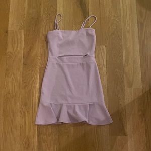 Lavender mini dress